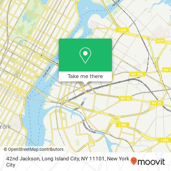 42nd Jackson, Long Island City, NY 11101 map