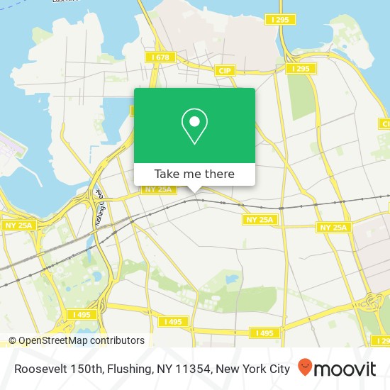 Roosevelt 150th, Flushing, NY 11354 map