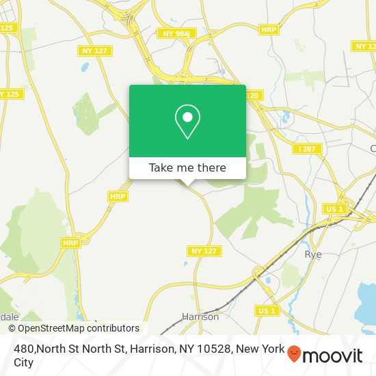 Mapa de 480,North St North St, Harrison, NY 10528