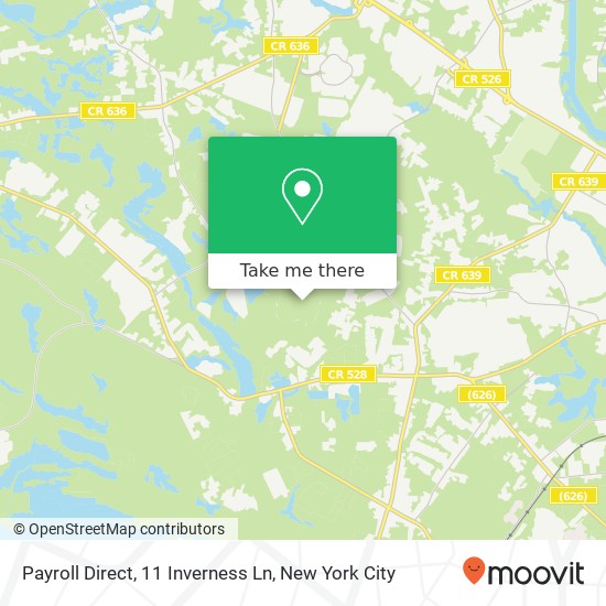 Mapa de Payroll Direct, 11 Inverness Ln