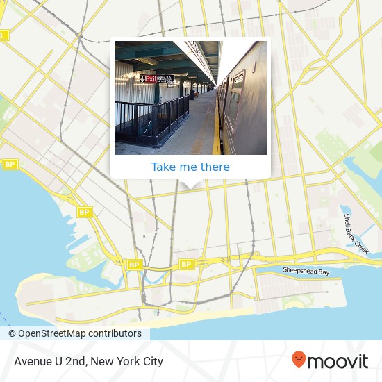 Avenue U 2nd, Brooklyn, NY 11223 map