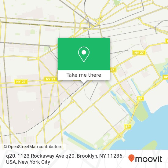 q20, 1123 Rockaway Ave q20, Brooklyn, NY 11236, USA map