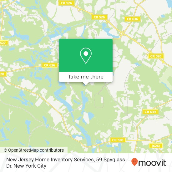 New Jersey Home Inventory Services, 59 Spyglass Dr map