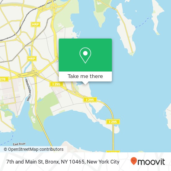 7th and Main St, Bronx, NY 10465 map