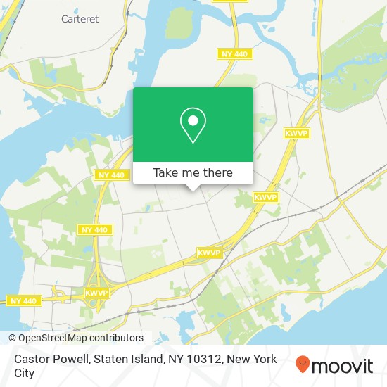 Castor Powell, Staten Island, NY 10312 map