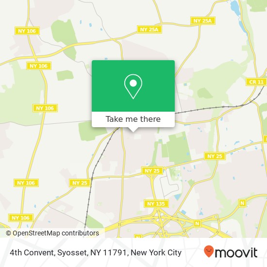 4th Convent, Syosset, NY 11791 map