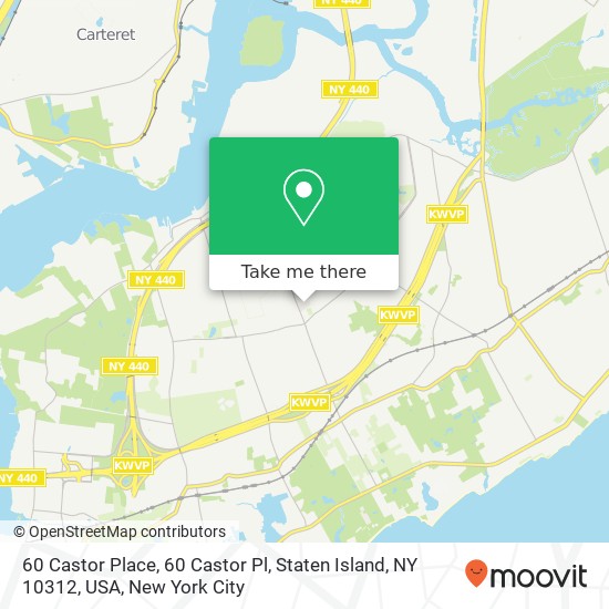 60 Castor Place, 60 Castor Pl, Staten Island, NY 10312, USA map