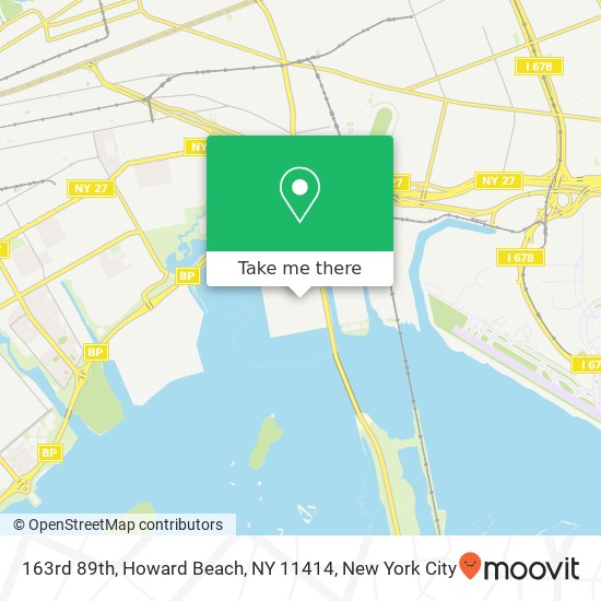 Mapa de 163rd 89th, Howard Beach, NY 11414