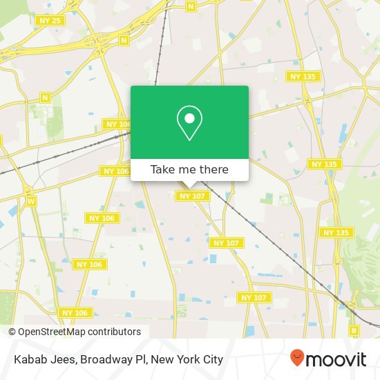 Kabab Jees, Broadway Pl map