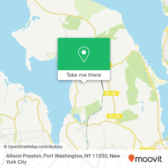 Mapa de Allison Preston, Port Washington, NY 11050