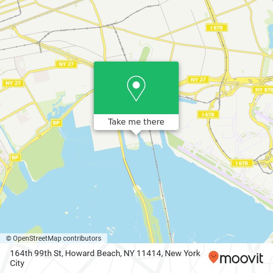 Mapa de 164th 99th St, Howard Beach, NY 11414