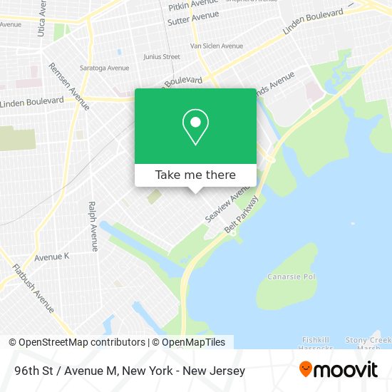 Mapa de 96th St / Avenue M