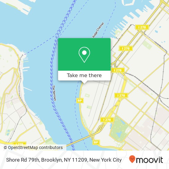 Shore Rd 79th, Brooklyn, NY 11209 map