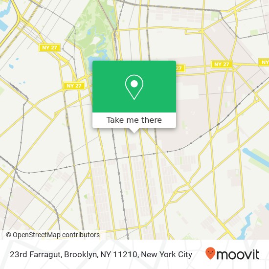 23rd Farragut, Brooklyn, NY 11210 map