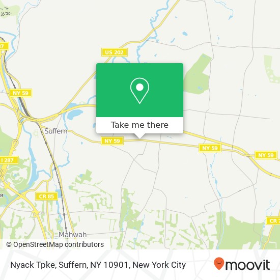 Nyack Tpke, Suffern, NY 10901 map