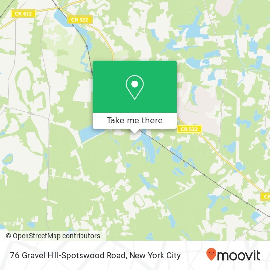 Mapa de 76 Gravel Hill-Spotswood Road