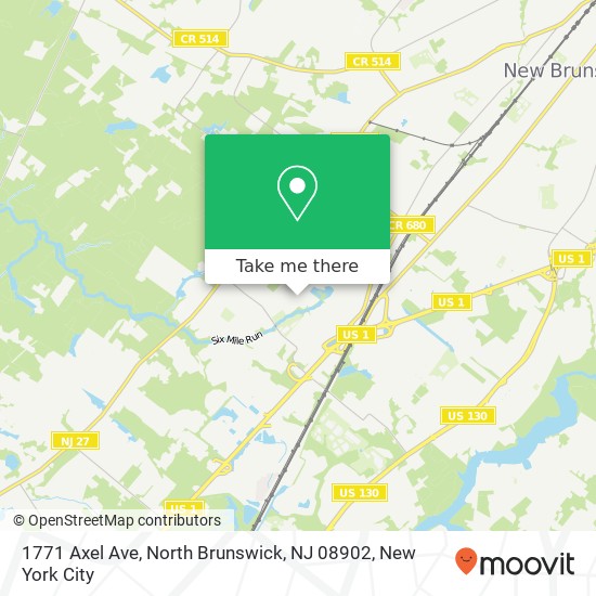 1771 Axel Ave, North Brunswick, NJ 08902 map