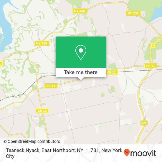 Teaneck Nyack, East Northport, NY 11731 map