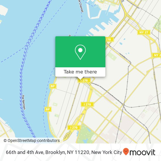 Mapa de 66th and 4th Ave, Brooklyn, NY 11220