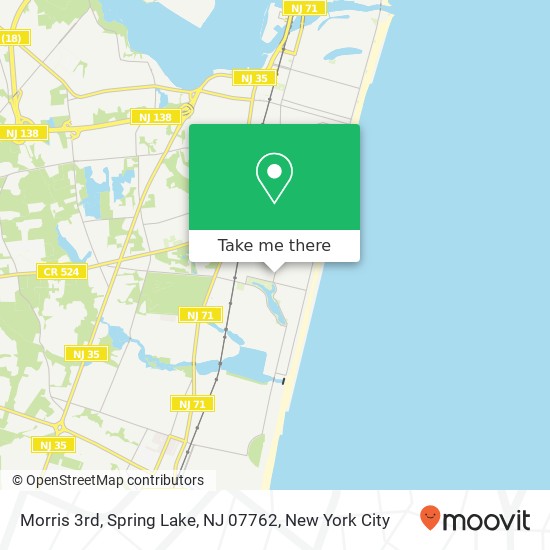 Morris 3rd, Spring Lake, NJ 07762 map