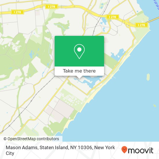 Mason Adams, Staten Island, NY 10306 map