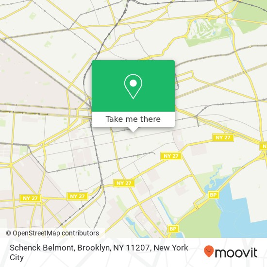 Schenck Belmont, Brooklyn, NY 11207 map