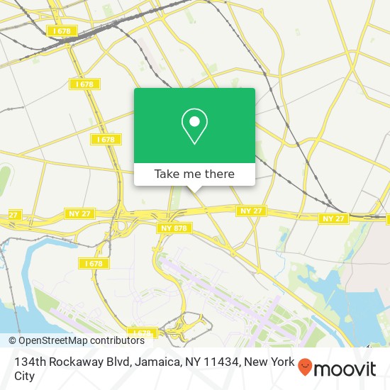 Mapa de 134th Rockaway Blvd, Jamaica, NY 11434