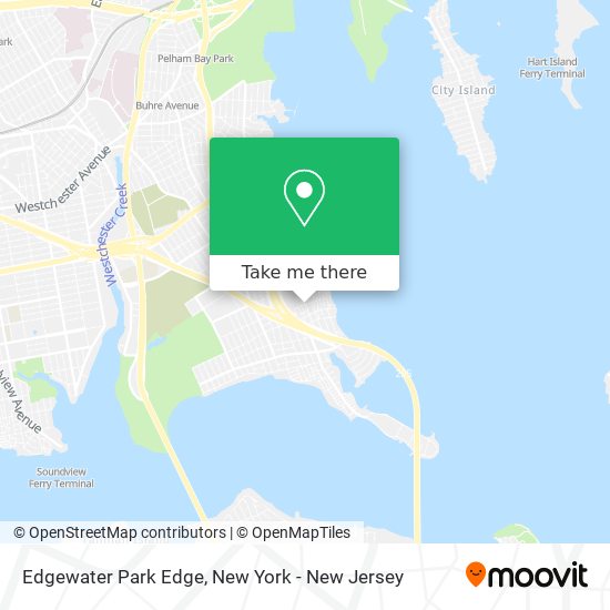 Mapa de Edgewater Park Edge