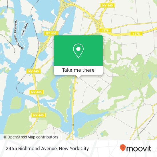 Mapa de 2465 Richmond Avenue