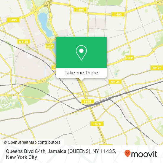 Mapa de Queens Blvd 84th, Jamaica (QUEENS), NY 11435