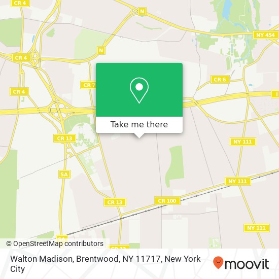 Mapa de Walton Madison, Brentwood, NY 11717