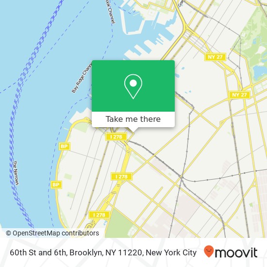 Mapa de 60th St and 6th, Brooklyn, NY 11220
