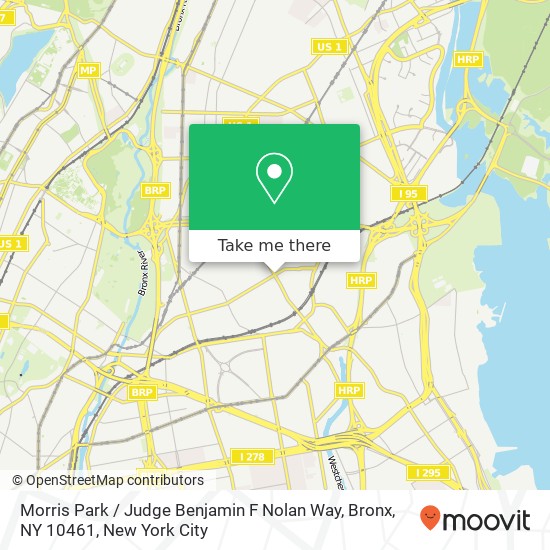 Morris Park / Judge Benjamin F Nolan Way, Bronx, NY 10461 map