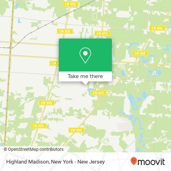 Mapa de Highland Madison, Vineland, NJ 08361