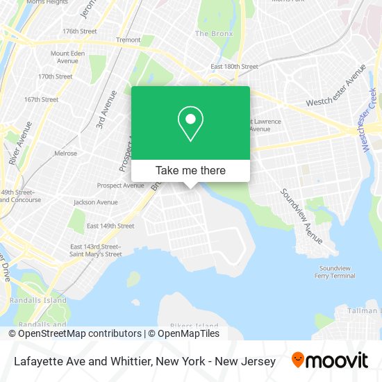 Mapa de Lafayette Ave and Whittier