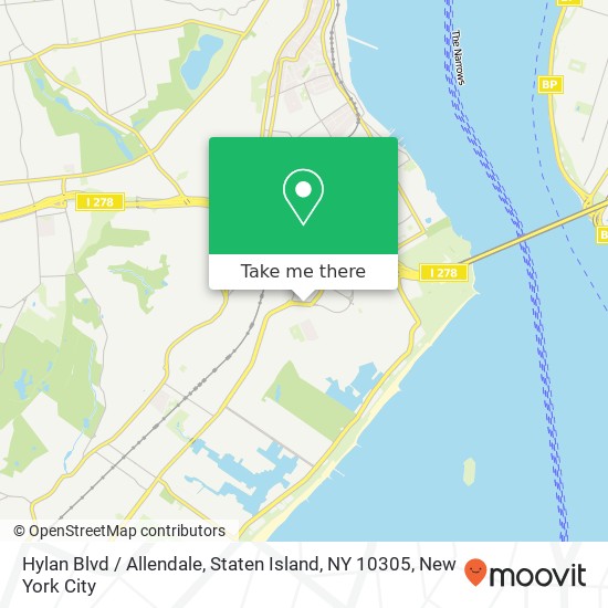 Mapa de Hylan Blvd / Allendale, Staten Island, NY 10305