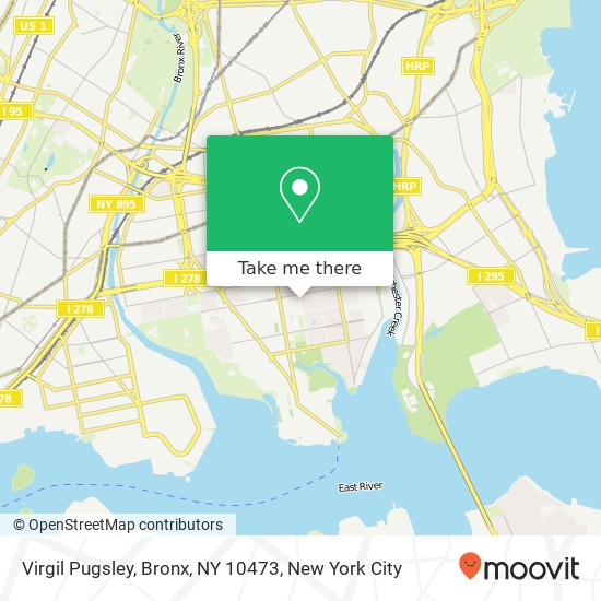Virgil Pugsley, Bronx, NY 10473 map