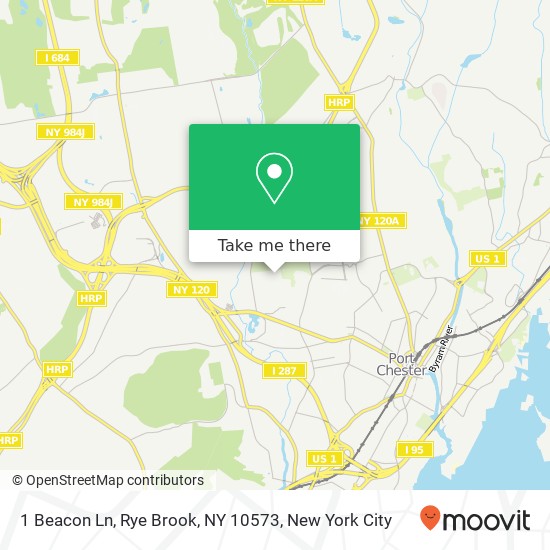 1 Beacon Ln, Rye Brook, NY 10573 map