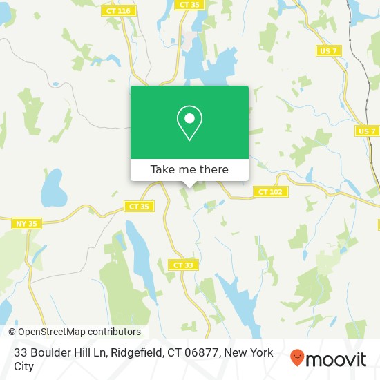 33 Boulder Hill Ln, Ridgefield, CT 06877 map