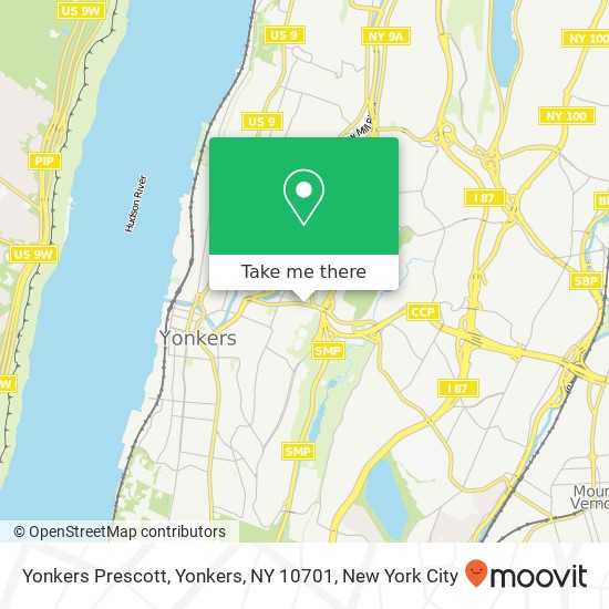 Yonkers Prescott, Yonkers, NY 10701 map