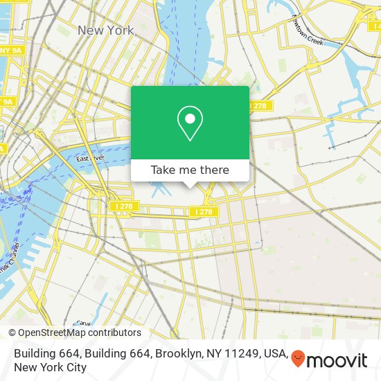 Mapa de Building 664, Building 664, Brooklyn, NY 11249, USA