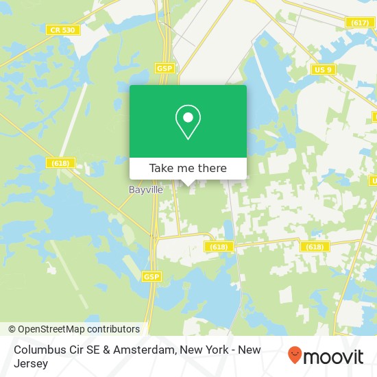 Columbus Cir SE & Amsterdam, Bayville, NJ 08721 map