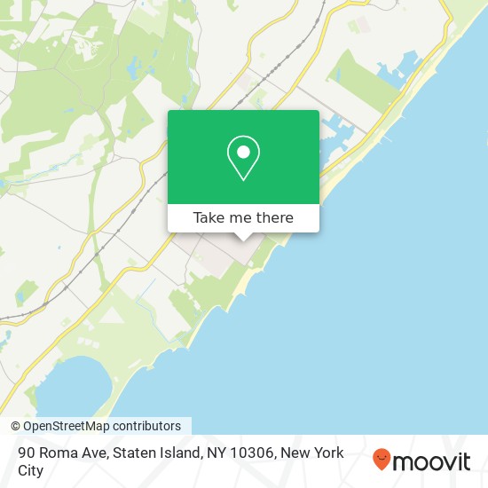 90 Roma Ave, Staten Island, NY 10306 map