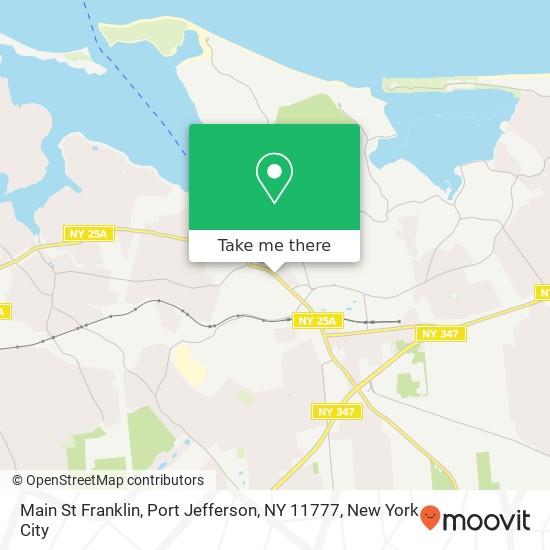 Main St Franklin, Port Jefferson, NY 11777 map
