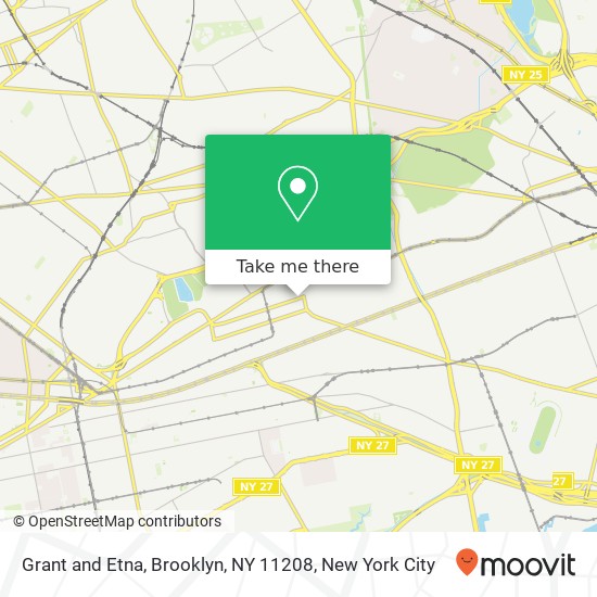 Mapa de Grant and Etna, Brooklyn, NY 11208