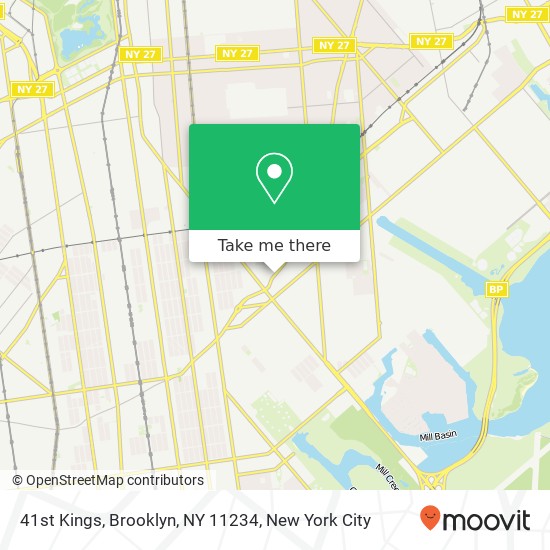 Mapa de 41st Kings, Brooklyn, NY 11234