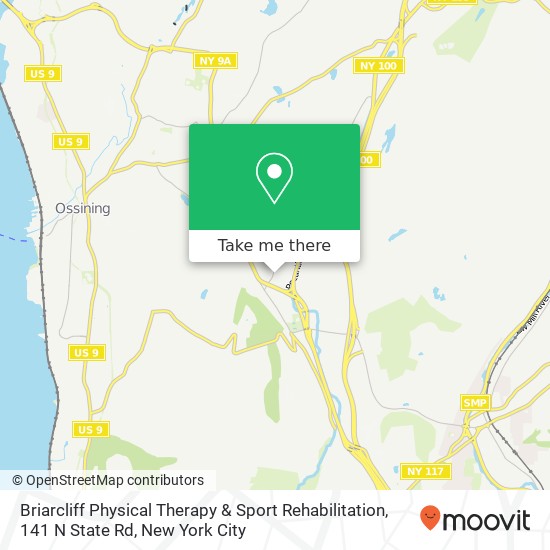 Briarcliff Physical Therapy & Sport Rehabilitation, 141 N State Rd map