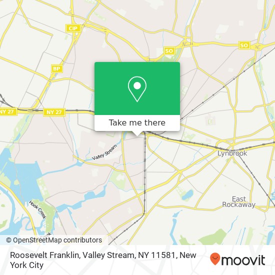 Roosevelt Franklin, Valley Stream, NY 11581 map