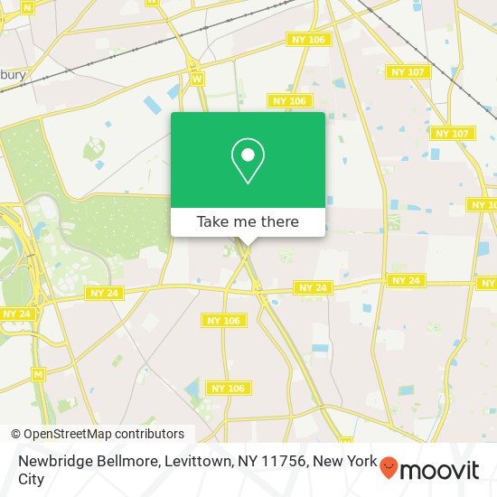 Newbridge Bellmore, Levittown, NY 11756 map