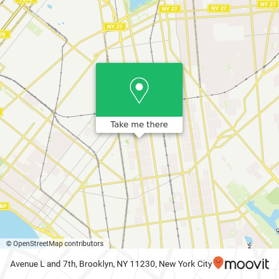 Mapa de Avenue L and 7th, Brooklyn, NY 11230